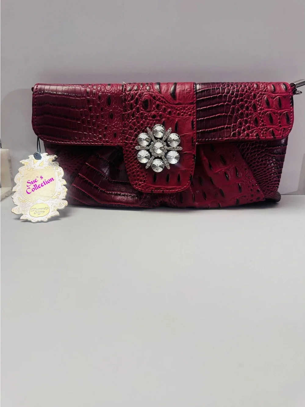 NWT Red Brighton Inspired Sue’s Collection Clutch/Purse/Handbag